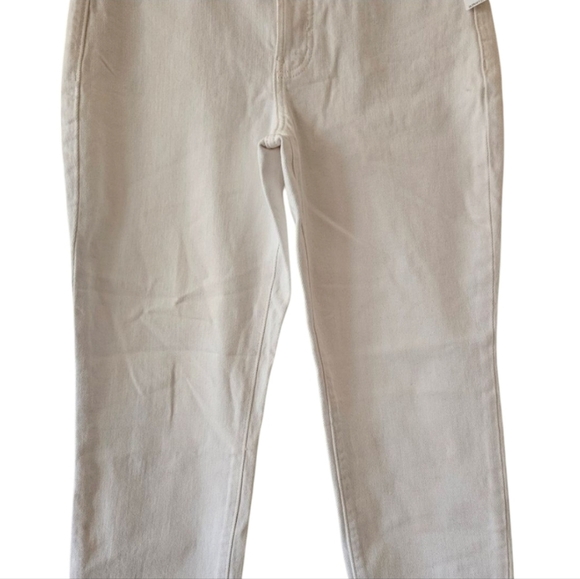 76 OLD NAVY O.G STRAIGHT HIGH RISE WHITE JEANS PETITE SIZE 4P - Picture 5 of 6